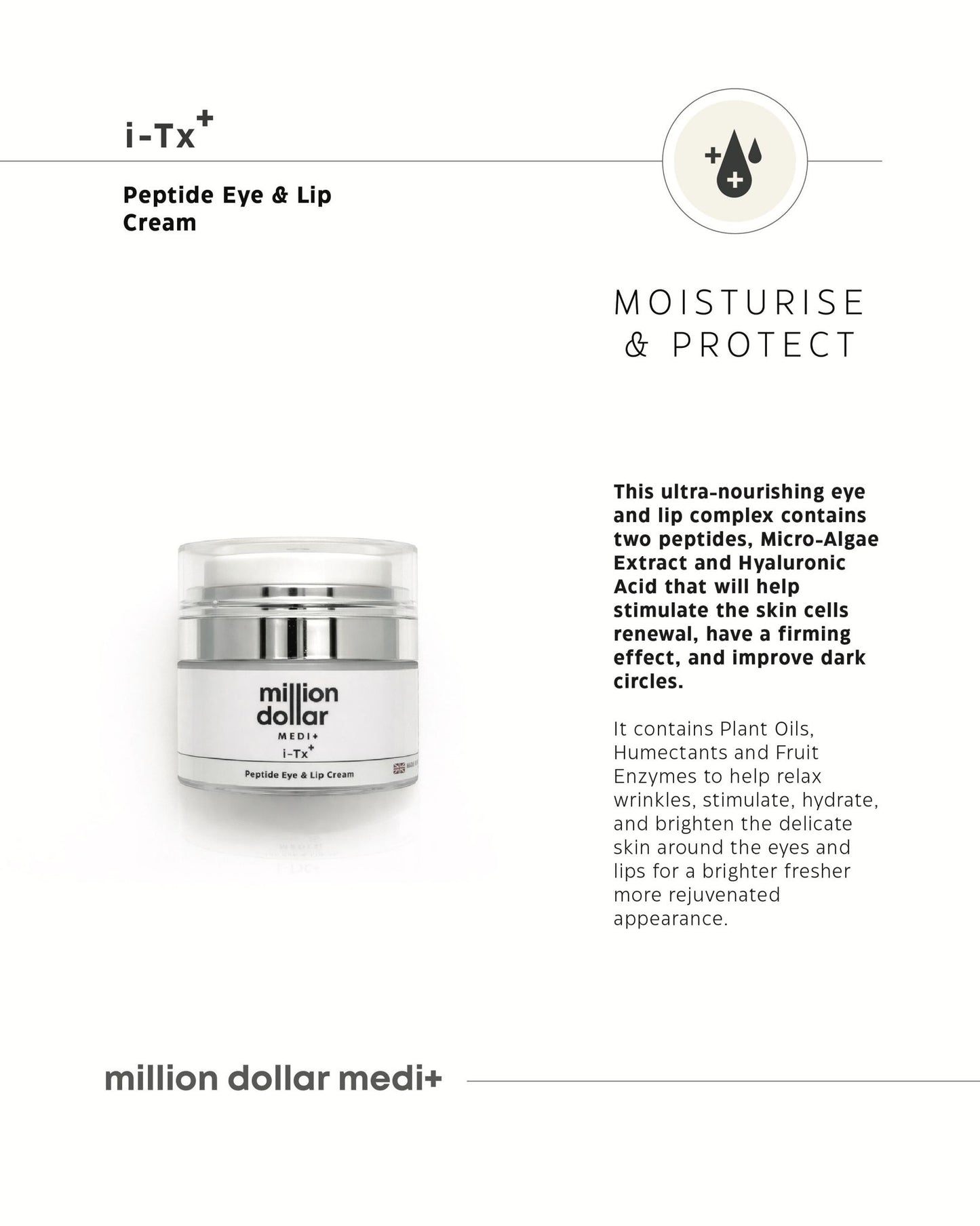 i-TX - Peptide Eye & Lip Cream